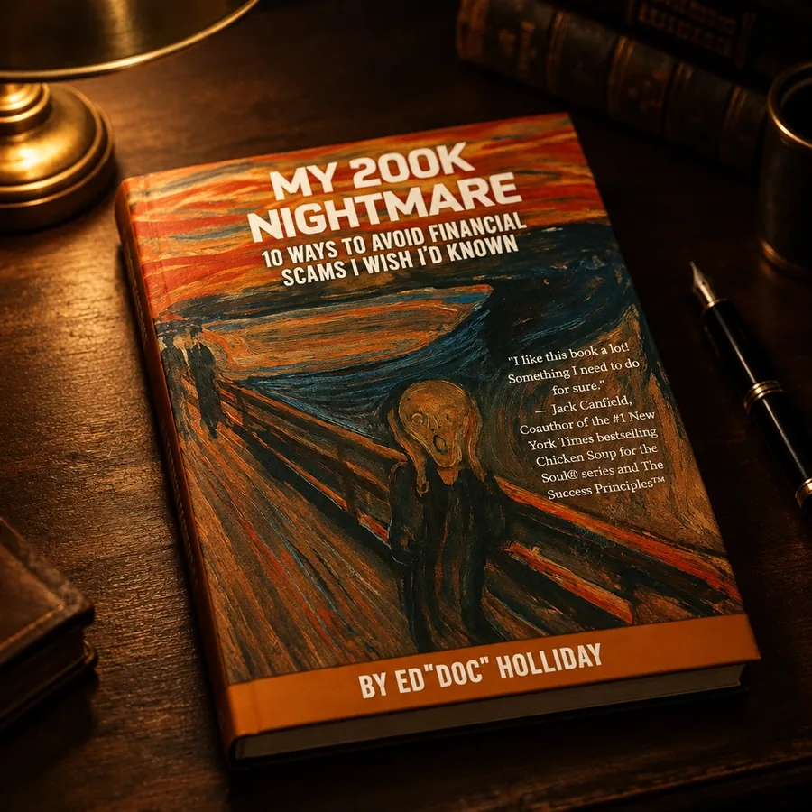 My 200K Nightmare book on a desk